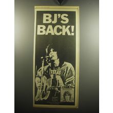 1974 B.J. Thomas Longhorns & London Bridges Album Advertisement - BJ's Back