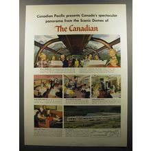 1956 Canadian Pacific Railroad Ad - Canada's Spectacular Panorama