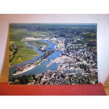 AERIAL VIEW, HONFLEUR, FRANCE unused postcard =
