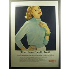 1957 Du Pont Nylon Advertisement - Sweater by Helen Harper