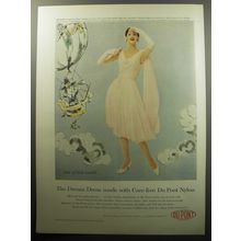 1957 Du Pont Dress by Semont Advertisement - The dream dress