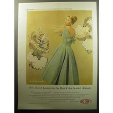 1957 Du Pont Acetate Advertisement - Dress by Will Steinman