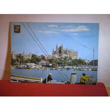 PALMA CATHEDRAL, MALLORCA , SPAIN used postcard 1979? pm #