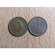 Netherlands 1965 1 Cent Coin