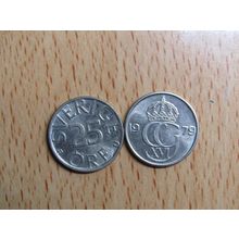 Sweden 1979 25 Ore Coin