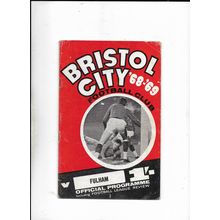 BRISTOL CITY V FULHAM 1/03/1969 DIVISION 2 (BS1)