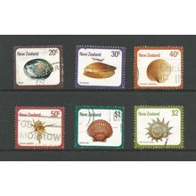 New Zealand 1975 Shells, used. SG1099-1104