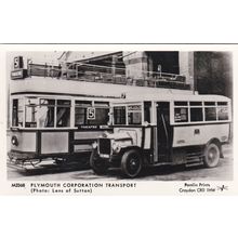 ED 301 PLYMOUTH CORPORATION TRANSPORT . PAMLIN REPRO POSTCARD M 2368
