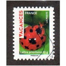 FRA 2009 (56c) 'VACANCES - LADYBIRD' FINE USED (EBID21133)