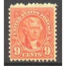 641 9c Thomas Jefferson Average Plus MNH Q1862