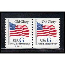 2890 32c G Old Glory Very Fine MNH CNP Left A3423 PA1557
