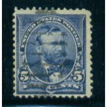 Used 281 5c Ulysses S. Grant Just Clears M05107