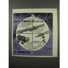 1966 Tasco Ad - #600 Scope, Attache Binoculars