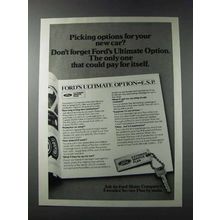 1981 Ford Extended Service Plan Ad
