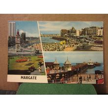 multiview, MARGATE, KENT used postcard Colourmaster 1975 pm =