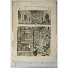 1882 Lecester Illustrated. The Graphic 8 page article with lots of engravings