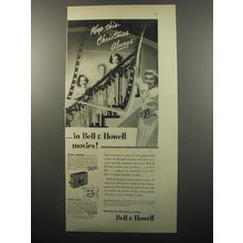 1950 Bell & Howell Auto Master and Auto Load Movie Cameras Advertisement