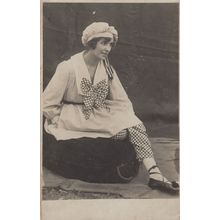 Air Station East Halton Lincolnshire WW1 Lady Old Rare Postcard