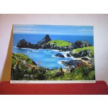 KYNANCE COVE, CORNWALL used postcard by John Hinde 1979 pm =