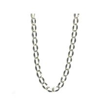 Stainless Steel 18 Inch 3 mm Curved Oval Link Neck Chain Necklace