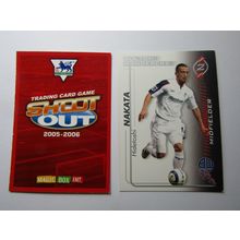 Hidetoshi Nakata - Bolton w - Shoot Out 2005 2006 Magic Box Football Card (EF1)