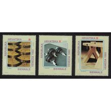 Croatia 45th Art Biennial Venice 3v 1993 MNH SG#239-241