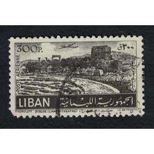 Lebanon Amphitheatre Byblos 300p KEY VALUE Def 1952 Canc SG#463