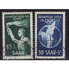 GERMANY Saar [1952] MiNr 0314-15 ( O/used ) [02] Olympia