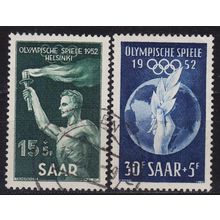 GERMANY Saar [1952] MiNr 0314-15 ( O/used ) [03] Olympia