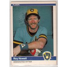 1984 Fleer baseball card #203 Roy Howell - Brewers