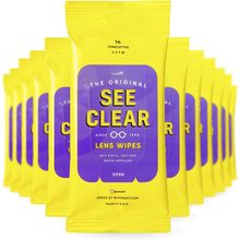 See Clear Original Lens Cleaning Wipes - Pre-Moistened Eyeglass & Screen Cleanin