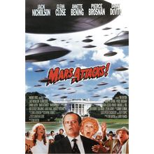 Mars Attacks! -(3) Us- 1996 Poster Canvas Print Art Painting Decor Reprint wall