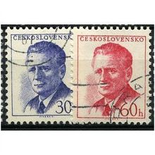 1958 Michel 1081II/1082II - cancelled - perf. 11,75x11,25