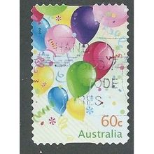 AUS 2012 60c (S/A) 'BALLOONS' FINE USED (EBID36-332)