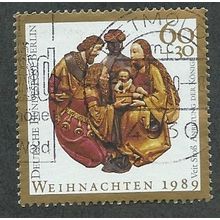 BERLIN -1989 60pf + 30 'CHRISTMAS' FINE USED (EBID44-929)