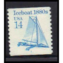 2134 14c Iceboat Fine MNH Dry Gum CNS 1 PA5935
