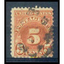 Used J83 5c Postage Due Average WA1393