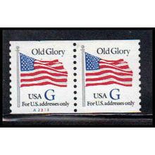 2890 32c G Old Glory Very Fine MNH CNP Left A2313 PA1550