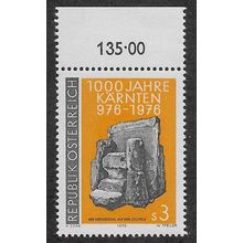 AUT 1976 U/M 3S '1000TH ANN OF KARNTEN ' (EBID 66-083)