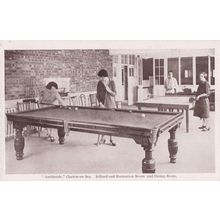 Ambleside Ladies Games Room Tennis Snooker Table Clacton On Sea Postcard