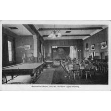 2nd Durham Military Regiment Infantry Army Billiard Room Old Postcard
