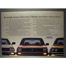 1980 Honda Prelude Civic DX and Accord LX Ad
