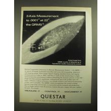 1987 Questar QRMS Remote Measurement System Ad - 3-Axis Measurement