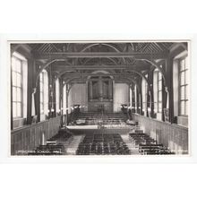 The School Hall Uppingham Postcard RP Rutland