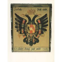 Tittmoning Posthausschild 1803 German Post Office Sign Postcard