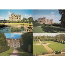 Montacute House Gardens Aerial 4x Somerset Postcard s