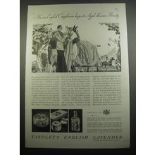 1933 Yardley's English Lavender Ad - How an English Complexion keeps