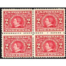 370, Mint VF NH 2¢ Block of Four Stamps SCV $60 * Stuart Katz