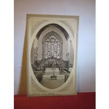 ALL SAINTS CHURCH, BROSELEY nr IRONBRIDGE, SHROPSHIRE unused antique postcard. =