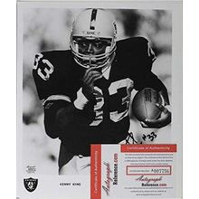Kenny King Signed Autographed Glossy 8x10 Photo : Oakland Raiders